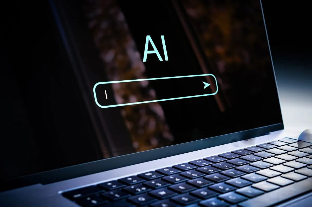 Conceptual representation of AI agent data connections and secure protocols